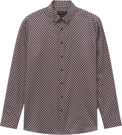 Bugatti Casual Shirt 1/1 Sleeve BEIGE S Bugatti Casual Shirt 1/1 Sleeve BEIGE S