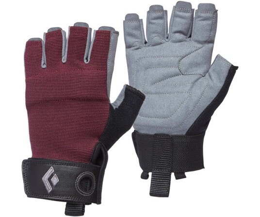 Black Diamond Crag Half-Finger Gloves Women Bordeaux Bordeaux XS