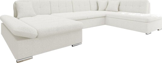 Zumar 5 sits Hörnbäddsoffa White
