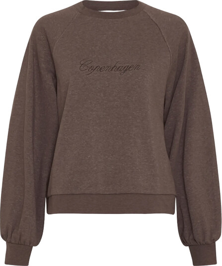 MSCH Copenhagen Mschbrawley Briena Logo Sweatshirt Brown M/L