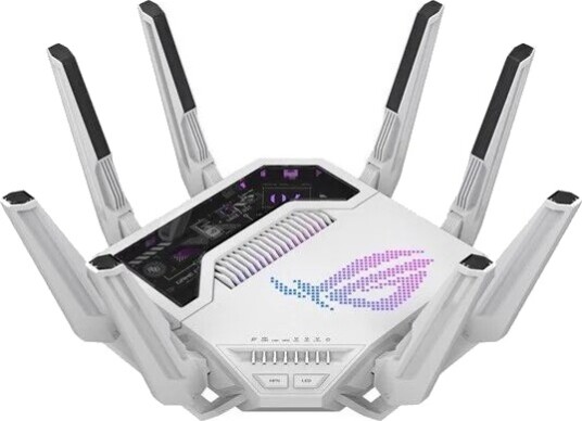 ASUS ROG Rapture GT-BE19000AI Wi-Fi 7 Gaming Router med Tri-band ASUS ROG Rapture GT-BE19000AI Wi-Fi 7 Gaming Router med Tri-band
