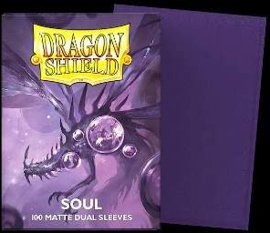 Dragon Shield 100 Sleeves - Matte Dual Soul Mettalic Purple