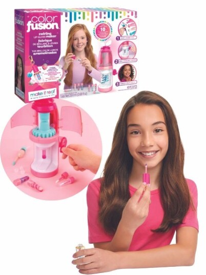 Make It Real Color Fusion: Swirling Lip Gloss Maker lag egne lipgloss-farger