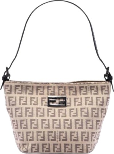 Fendi Vintage Dame Pre owned Beige ONE SIZE,