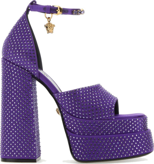 Versace Dame Sko Lilla 36 EU, Versace Dame Sko Lilla 36 EU,