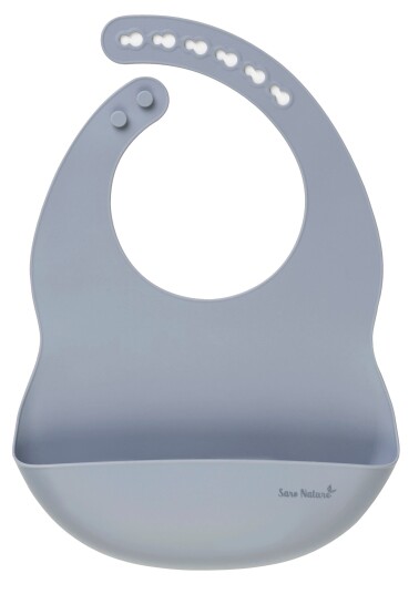 SARO Baby Nordic Silicone Bib Blue