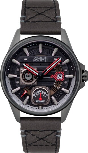 AVI 8 Hawker Harrier AV 4098 04   Herre   44 mm   Analog   Kvarts urverk   Mineralglas