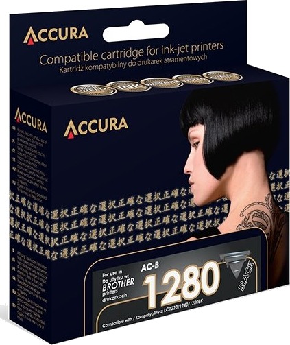 Accura Brother LC1280/1240/1220XLY gul blekkpatron