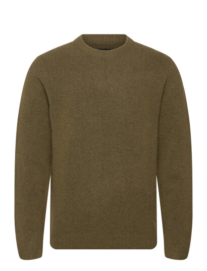 Jack & Jones Jprblasimon Souffle Knit Crew Neck - Khaki green - M Jack & Jones Jprblasimon Souffle Knit Crew Neck - Khaki green - M