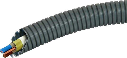 Pipelife Kabel PowerLine Ferdigtrukket K-Rør 16 mm PR 2 × 2.5/2.5 mm² 50 m