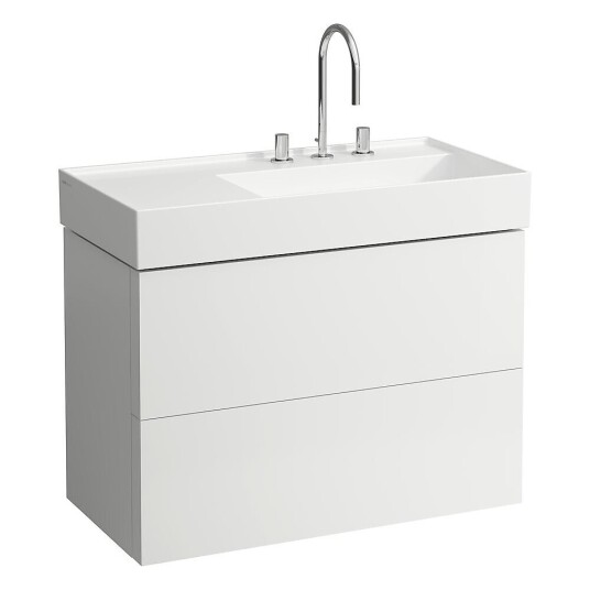 Laufen Kartell Servantskap med 2 skuffer 880x600 mm Hvit Matt