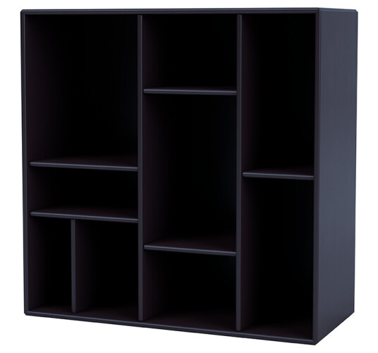 Montana COMPILE dekorativ hylle 69,6x69,6 cm Shadow 147