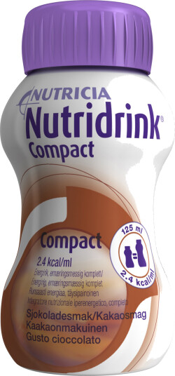 Nutridrink Compact næringsdrikk, Sjokolade, 4 x 125 ml Nutridrink Compact næringsdrikk, Sjokolade, 4 x 125 ml