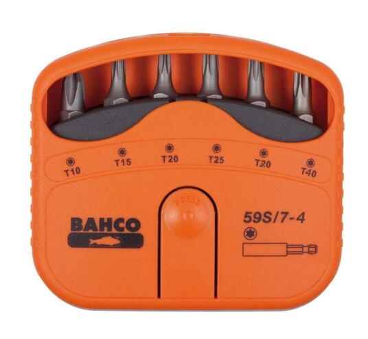 Bahco Bitssett 7 Del Torx T10-T40 59s/7-4