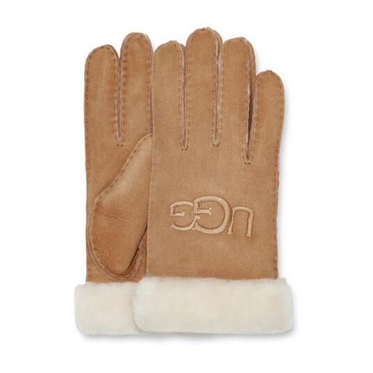 Ugg Broderte hansker Brun L
