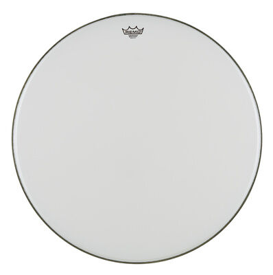 Remo Ambassador 28"" Fell weiß glatt