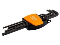 Bahco Hex-Nøkkelsett L-formet 9 deler Metrisk 1.5-10 mm