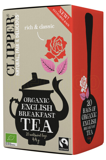 Clipper English Breakfast Te Ø - 20 Poser