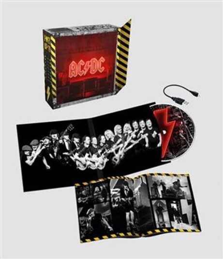 ACDc Power Up Limited Light Box Edition Illuminated Album Cover With BuiltIn Speaker And Usb Charging Cable CD