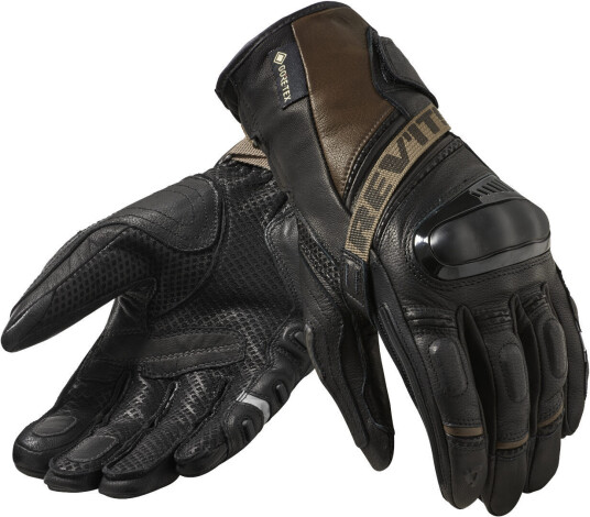 Revit Dominator 3 GTX Motorsykkel Hansker 2XL Svart Beige