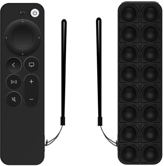 Trolsk Deksel Grepsvennlig (Apple Siri Remote gen 3/2) Svart