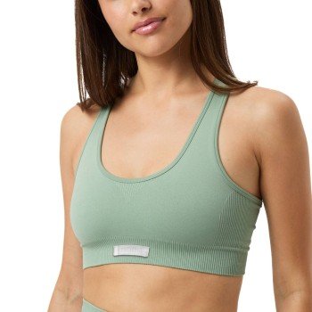Björn Borg BH Studio Seamless Low Sports Bra Lysegrønn polyamid Medium Dame Björn Borg BH Studio Seamless Low Sports Bra Lysegrønn polyamid Medium Dame