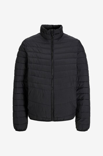 Jack & Jones Plus Jakke jjeState Packable Puffer Collar Svart