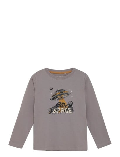 Minymo T-Shirt Ls Grey 104