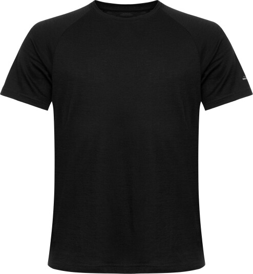 Gridarmor Men's Thin Merino Tee Black Beauty S