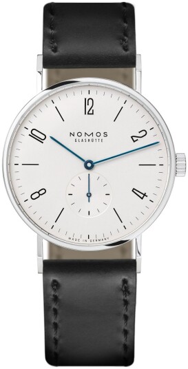 Nomos Glashütte Herreklokke N 165 Tangente Hvit/Lær Ø37.5 mm Nomos Glashütte Herreklokke N 165 Tangente Hvit/Lær Ø37.5 mm