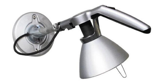 Luceplan Fortebraccio Vegglampe W1 Stor Alu