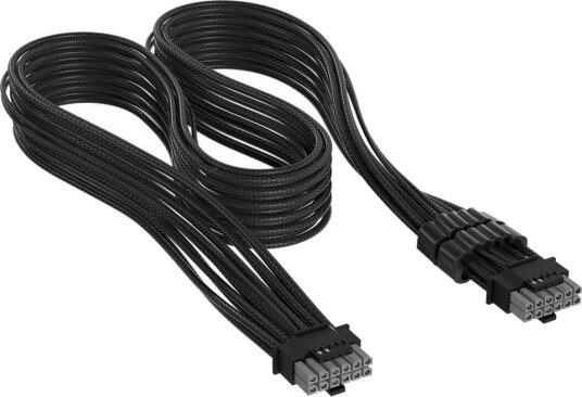 Corsair Premium Individually Sleeved 12V-2x6 to 12V-2x6 600W Cable Black