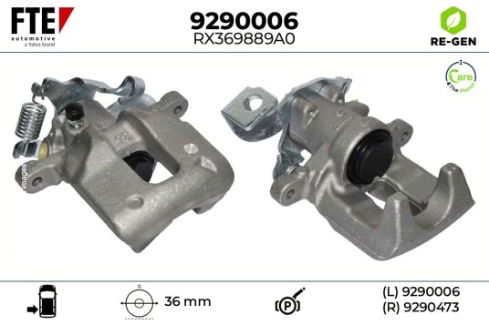 FTE 9290006 Bremsecaliper FTE 9290006 Bremsecaliper