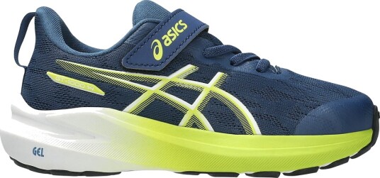Asics Sko GT 1000 14 PS Uavhengighet Blue/Neon Lime Asics 34,5 Sko Blå Gul Hvit