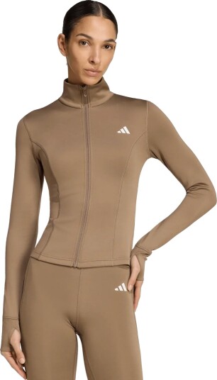 Adidas Performance We Zp Thru Jkt Beige M