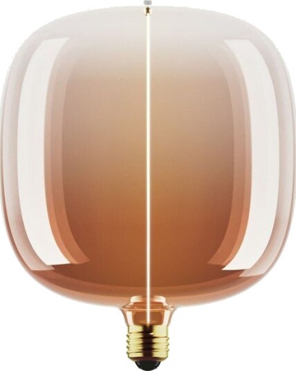 Spl E27 4,8W dimbar LED pære   Big Flex Magnetic 1800K Tea brown 200lm   Dimbar : Dimbar Kulør : Ekstra varm