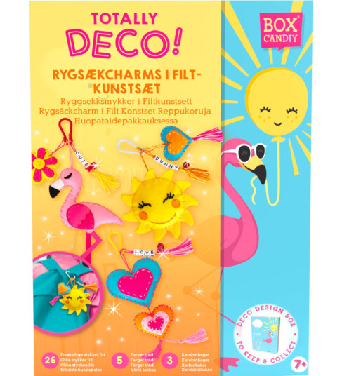 BOX CANDIY Ryggsekk Charms Felt Art - (BC-1954)