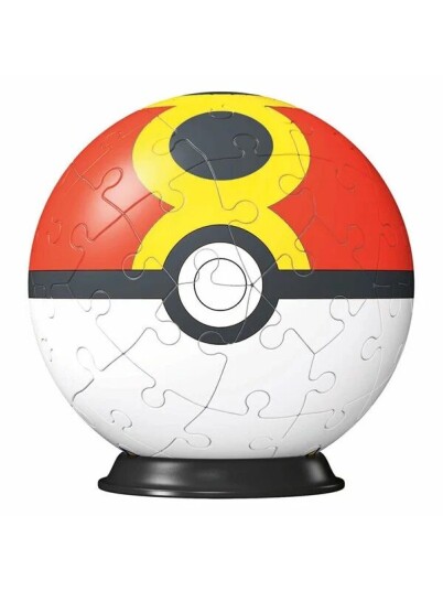 Ravensburger 3D Puzzle Ball Pokémon Poké Ball 54 Pcs. 3D Puslespill Ravensburger 3D Puzzle Ball Pokémon Poké Ball 54 Pcs. 3D Puslespill