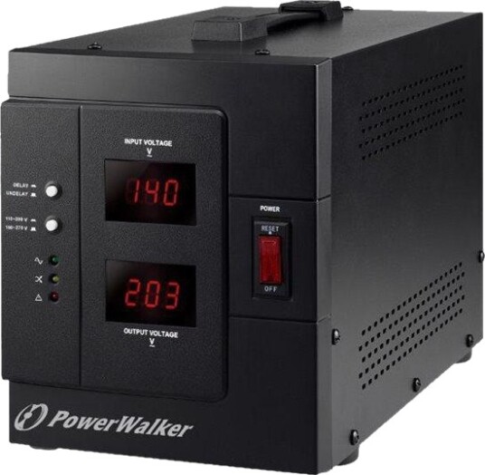 PowerWalker AVR 3000/SIV - automatisk spenningsregulator - 2400 watt - 3000 VA