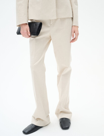 InWear Weniw Bootcut Pants - Cream - 40 InWear Weniw Bootcut Pants - Cream - 40