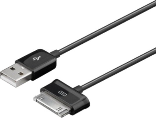 Techly 1.2M Usb Samsung 30 P Sort Usb A Samsung 30 Pin 1,2 M Hankjønn Hankjønn