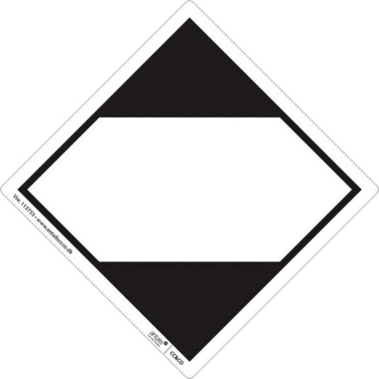 Etiketter Etiket Firkantet Udvendig Vikling 100.00 Kraft/Pe Permanent Dp 37 White Rulle A 250