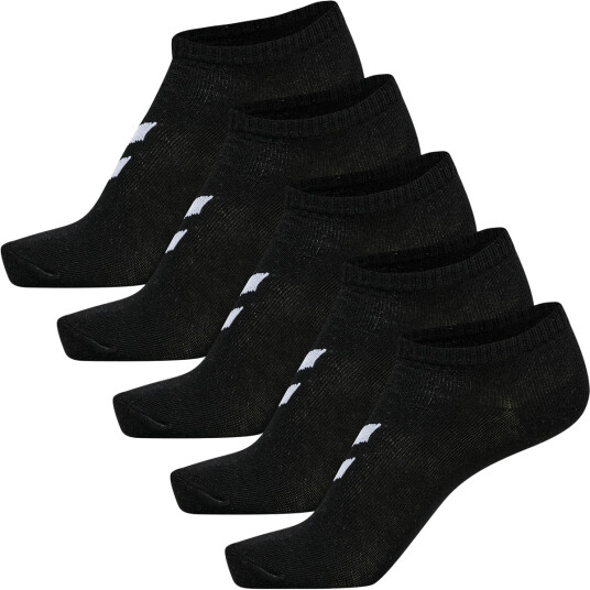 Hummel 5 pack ankelsokker til barn Black/Black 37/40