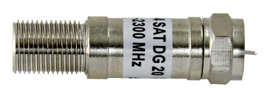 Televes 400554 Dempesett F hunn F hann 20 dB Antenneutstyr