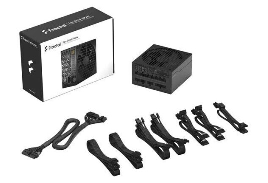 Fractal Design ION Gold Strømforsyning (PSU) - 750 Watt - 140 mm - 80 Plus Gold sertifisert