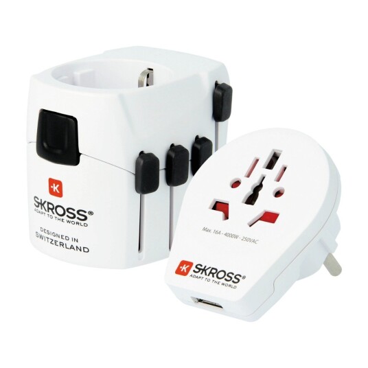 Skross Pro World & USB reiseadapter