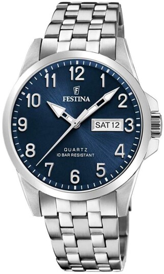 Festina Herreklokke F20357 C Blå/Stål Ø41 mm