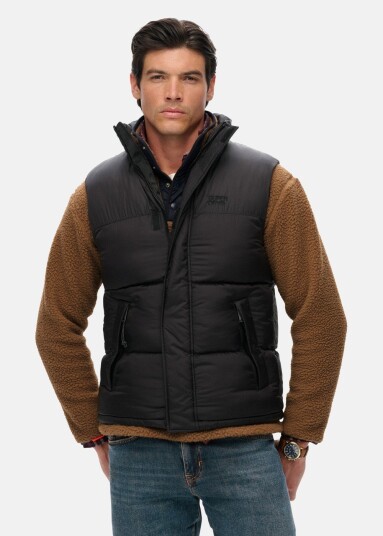 NON HOODED TECH PADDED JKT Black XL  Vinterjakker