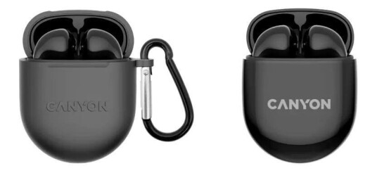 CANYON Bluetooth Headset TWS-6 Gaming Mode/BT 5.3 black retail CANYON Bluetooth Headset TWS-6 Gaming Mode/BT 5.3 black retail