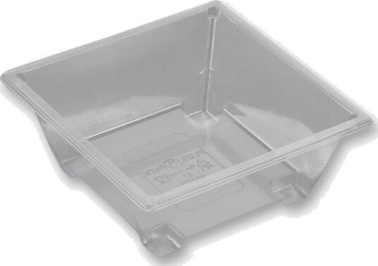 Plastbakke Plus Pack Gourmet Express Rektangulær Kapacitet 585Ml,141X141x55mm Pet Transparent Kar